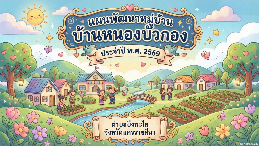 [Case Study] การยกระดับจัดทำแผนพัฒนาหมู่บ้าน "บ้านหนองบัวกอง" ด้วยระบบวิเคราะห์ข้อมูล CDD AI 